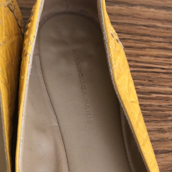 Balenciaga Yellow Flats EU 37 - Picture 13 of 17